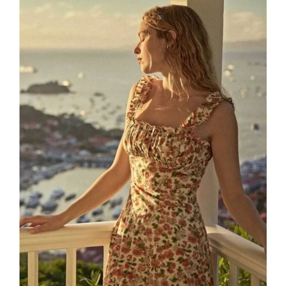 Doen Roma Dress in Lydden Garden Liberty Cotton - M - NWT